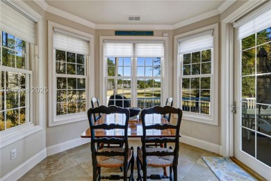 This stunning 4-bedroom, 4.5-bathroom home in desirable Hampton on Hampton Hall Club in South Carolina - for sale on GolfHomes.com, golf home, golf lot