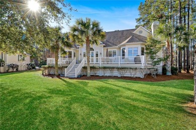 This stunning 4-bedroom, 4.5-bathroom home in desirable Hampton on Hampton Hall Club in South Carolina - for sale on GolfHomes.com, golf home, golf lot