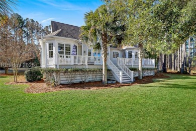 This stunning 4-bedroom, 4.5-bathroom home in desirable Hampton on Hampton Hall Club in South Carolina - for sale on GolfHomes.com, golf home, golf lot