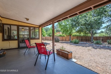 This charming 3-bedroom, 2-bath home offers red rock views and on Sedona Golf Resort in Arizona - for sale on GolfHomes.com, golf home, golf lot