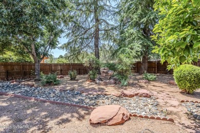 This charming 3-bedroom, 2-bath home offers red rock views and on Sedona Golf Resort in Arizona - for sale on GolfHomes.com, golf home, golf lot