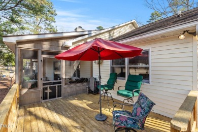 Beautiful 3-bedroom, 2-bath ranch-style home that sits on a on Carolina Trace Country Club in North Carolina - for sale on GolfHomes.com, golf home, golf lot