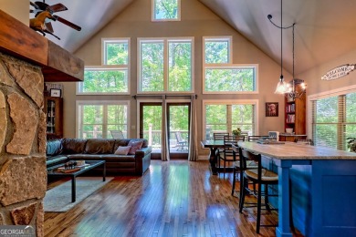 Discover Your Dream Mountain Retreat: Exquisite Home in on Waterfall Country Club in Georgia - for sale on GolfHomes.com, golf home, golf lot