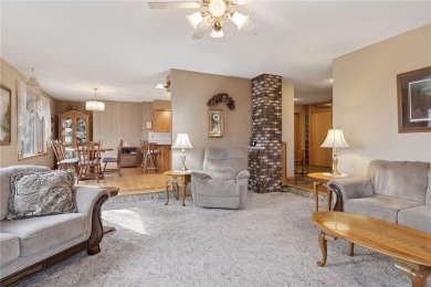 This custom-built, 5 BD/3 BA brick rambler is a rare find on Spring Valley Golf Course in Wisconsin - for sale on GolfHomes.com, golf home, golf lot