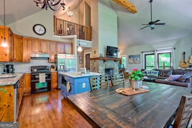 Discover Your Dream Mountain Retreat: Exquisite Home in on Waterfall Country Club in Georgia - for sale on GolfHomes.com, golf home, golf lot