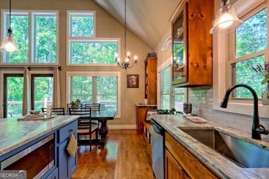 Discover Your Dream Mountain Retreat: Exquisite Home in on Waterfall Country Club in Georgia - for sale on GolfHomes.com, golf home, golf lot