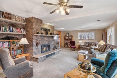 This custom-built, 5 BD/3 BA brick rambler is a rare find on Spring Valley Golf Course in Wisconsin - for sale on GolfHomes.com, golf home, golf lot