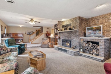 This custom-built, 5 BD/3 BA brick rambler is a rare find on Spring Valley Golf Course in Wisconsin - for sale on GolfHomes.com, golf home, golf lot