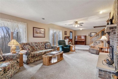 This custom-built, 5 BD/3 BA brick rambler is a rare find on Spring Valley Golf Course in Wisconsin - for sale on GolfHomes.com, golf home, golf lot