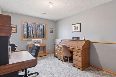 This custom-built, 5 BD/3 BA brick rambler is a rare find on Spring Valley Golf Course in Wisconsin - for sale on GolfHomes.com, golf home, golf lot