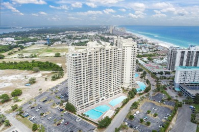 Views for days!! The unit features spectacular views of the Gulf on Seascape Golf Course in Florida - for sale on GolfHomes.com, golf home, golf lot