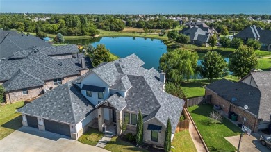Breathtaking luxury residence nestled in one of Edmond's premier on Rose Creek Golf Club in Oklahoma - for sale on GolfHomes.com, golf home, golf lot