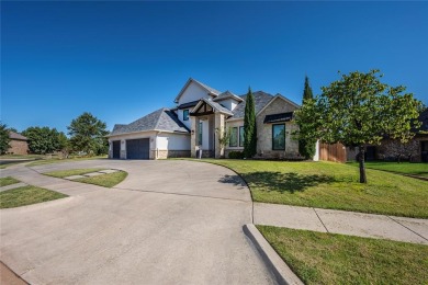 Breathtaking luxury residence nestled in one of Edmond's premier on Rose Creek Golf Club in Oklahoma - for sale on GolfHomes.com, golf home, golf lot