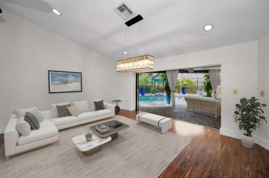 One or more photo(s) has been virtually staged. STUNNING POOL on Chi Chi Rodriguez Golf Club in Florida - for sale on GolfHomes.com, golf home, golf lot