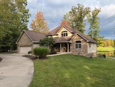 Elegant two-story home perfectly positioned on the #4 hole of on Glade Springs Resort Golf Course in West Virginia - for sale on GolfHomes.com, golf home, golf lot