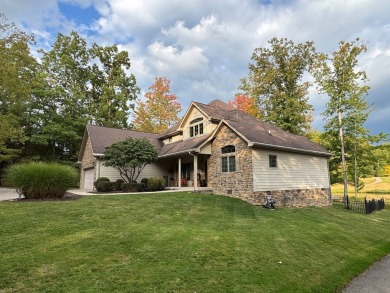 Elegant two-story home perfectly positioned on the #4 hole of on Glade Springs Resort Golf Course in West Virginia - for sale on GolfHomes.com, golf home, golf lot