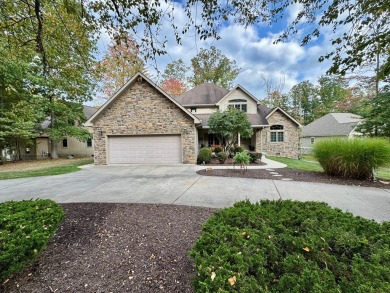 Elegant two-story home perfectly positioned on the #4 hole of on Glade Springs Resort Golf Course in West Virginia - for sale on GolfHomes.com, golf home, golf lot