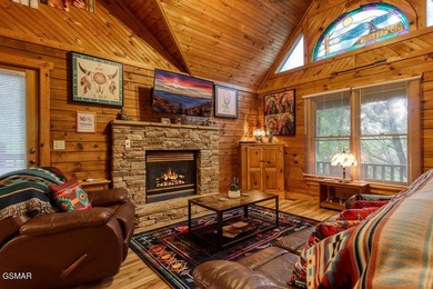 Stunning ''Lakota Wolf'' Cabin Retreat in Sevierville, TN - on Sevierville Golf Club in Tennessee - for sale on GolfHomes.com, golf home, golf lot