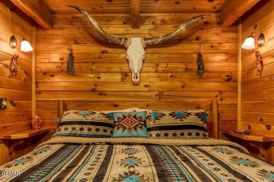 Stunning ''Lakota Wolf'' Cabin Retreat in Sevierville, TN - on Sevierville Golf Club in Tennessee - for sale on GolfHomes.com, golf home, golf lot