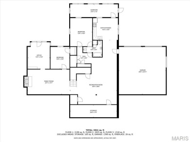 5 bedrooms, 4 bathrooms, 3 fireplaces, 2 stories,1 finished on Birch Creek Golf Club in Missouri - for sale on GolfHomes.com, golf home, golf lot