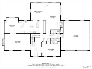 5 bedrooms, 4 bathrooms, 3 fireplaces, 2 stories,1 finished on Birch Creek Golf Club in Missouri - for sale on GolfHomes.com, golf home, golf lot