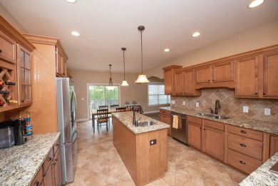 This stunning home is situated at the end of a peaceful on Coyote Crossing Golf Course in Indiana - for sale on GolfHomes.com, golf home, golf lot