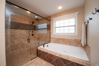 This stunning home is situated at the end of a peaceful on Coyote Crossing Golf Course in Indiana - for sale on GolfHomes.com, golf home, golf lot