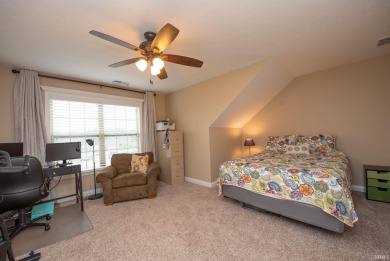 This stunning home is situated at the end of a peaceful on Coyote Crossing Golf Course in Indiana - for sale on GolfHomes.com, golf home, golf lot