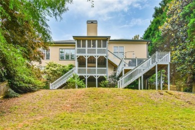 Welcome to this beautifully updated ranch-style home on finished on Hamilton Mill Golf Club in Georgia - for sale on GolfHomes.com, golf home, golf lot