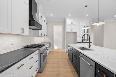 This beautifully crafted new construction home by Kirk Pigford on Thistle Golf Club in North Carolina - for sale on GolfHomes.com, golf home, golf lot