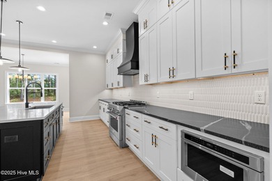 This beautifully crafted new construction home by Kirk Pigford on Thistle Golf Club in North Carolina - for sale on GolfHomes.com, golf home, golf lot