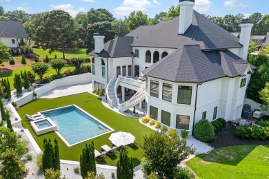 Spectacular European-influenced Estate is perfectly situated on on Chateau Elan Golf Club  in Georgia - for sale on GolfHomes.com, golf home, golf lot
