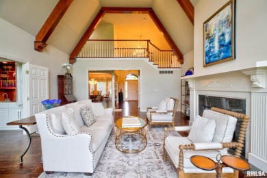 This custom built all brick home situated on the signature fifth on WeaverRidge Golf Club in Illinois - for sale on GolfHomes.com, golf home, golf lot