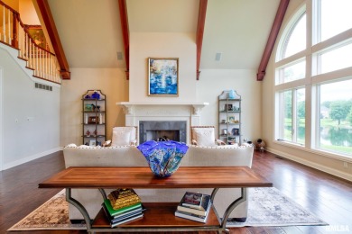 This custom built all brick home situated on the signature fifth on WeaverRidge Golf Club in Illinois - for sale on GolfHomes.com, golf home, golf lot
