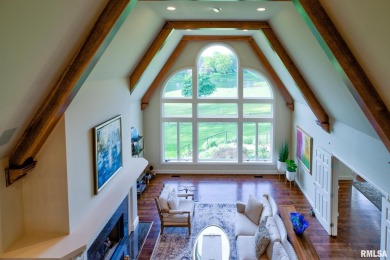 This custom built all brick home situated on the signature fifth on WeaverRidge Golf Club in Illinois - for sale on GolfHomes.com, golf home, golf lot