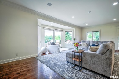 This custom built all brick home situated on the signature fifth on WeaverRidge Golf Club in Illinois - for sale on GolfHomes.com, golf home, golf lot