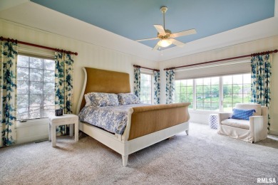 This custom built all brick home situated on the signature fifth on WeaverRidge Golf Club in Illinois - for sale on GolfHomes.com, golf home, golf lot