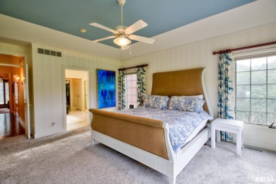 This custom built all brick home situated on the signature fifth on WeaverRidge Golf Club in Illinois - for sale on GolfHomes.com, golf home, golf lot