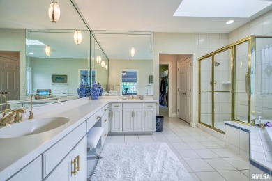 This custom built all brick home situated on the signature fifth on WeaverRidge Golf Club in Illinois - for sale on GolfHomes.com, golf home, golf lot