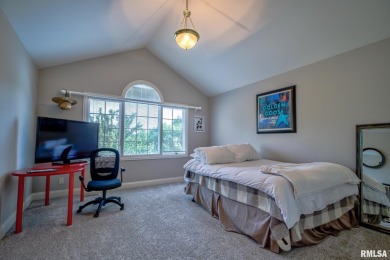 This custom built all brick home situated on the signature fifth on WeaverRidge Golf Club in Illinois - for sale on GolfHomes.com, golf home, golf lot