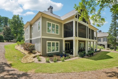 Welcome to this stunning 5,195 sq ft, 5-bedroom, 4.5-bath home on Reynolds Lake Oconee - The Landing in Georgia - for sale on GolfHomes.com, golf home, golf lot