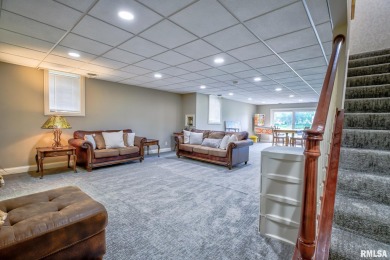 This custom built all brick home situated on the signature fifth on WeaverRidge Golf Club in Illinois - for sale on GolfHomes.com, golf home, golf lot