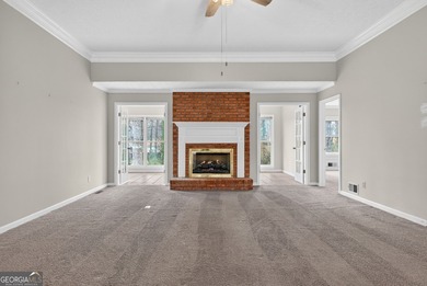 Welcome to this expansive four-sided brick ranch home situated on Lake Spivey Golf Club in Georgia - for sale on GolfHomes.com, golf home, golf lot