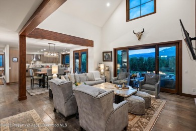 The ultimate setting for this gracious ''modern lodge'' style on River Valley Ranch Golf Club in Colorado - for sale on GolfHomes.com, golf home, golf lot