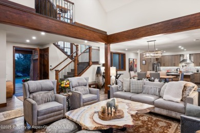 The ultimate setting for this gracious ''modern lodge'' style on River Valley Ranch Golf Club in Colorado - for sale on GolfHomes.com, golf home, golf lot