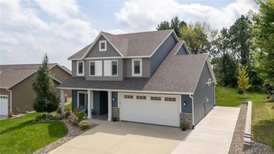 Discover elegance and comfort in this newer 2-story patio home on Zumbrota Golf Club in Minnesota - for sale on GolfHomes.com, golf home, golf lot