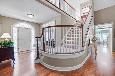 Nestled on a Charming Wooded Cul-de-sac, this Stunning 1.5-story on Shadow Glen Golf Club in Kansas - for sale on GolfHomes.com, golf home, golf lot