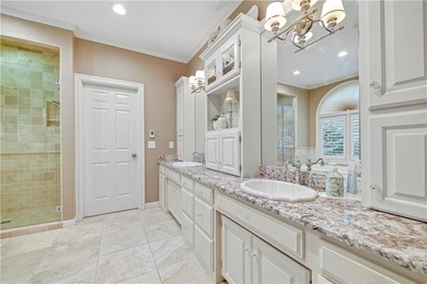 Nestled on a Charming Wooded Cul-de-sac, this Stunning 1.5-story on Shadow Glen Golf Club in Kansas - for sale on GolfHomes.com, golf home, golf lot