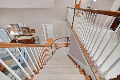 Nestled on a Charming Wooded Cul-de-sac, this Stunning 1.5-story on Shadow Glen Golf Club in Kansas - for sale on GolfHomes.com, golf home, golf lot