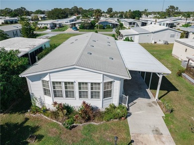 Built in 2021, this beautiful and spacious 2-bedroom, 2-bath on Barefoot Bay Golf Course in Florida - for sale on GolfHomes.com, golf home, golf lot